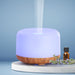 Bostin Life Devanti Aroma Diffuser Aromatherapy Led Night Light Air Humidifier Purifier Wood Grain