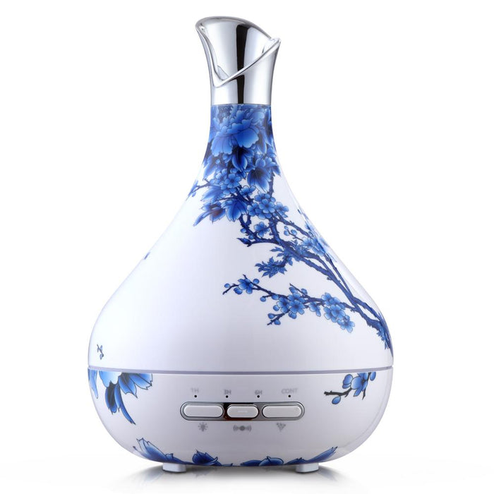 Bostin Life Devanti Aroma Diffuser Aromatherapy Led Night Light Air Humidifier Purifier Blue And