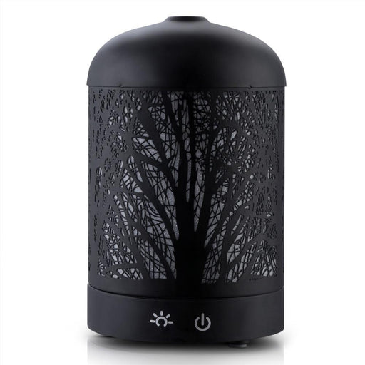 Bostin Life Devanti Aroma Diffuser Aromatherapy Led Night Light Iron Air Humidifier Black Forrest
