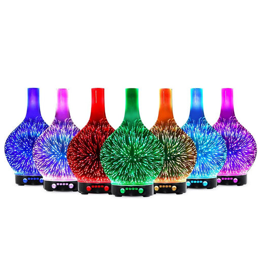 Aroma Diffuser 3D Led Light Oil Firework Air Humidifier 100Ml Appliances > Diffusers & Humidifiers