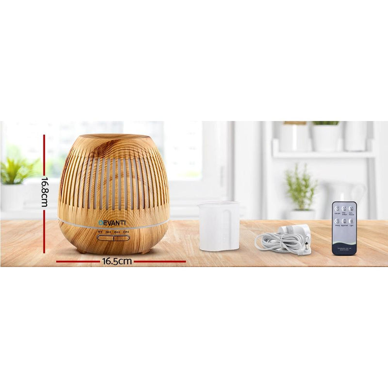 Bostin Life Devanti Aromatherapy Diffuser Aroma Essential Oils Air Humidifier Led Light 400Ml