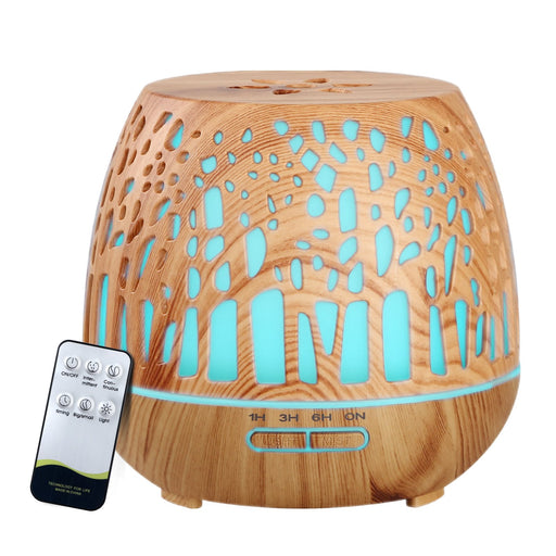 Bostin Life Aroma Diffuser Aromatherapy Humidifier Essential Oil Ultrasonic Cool Mist Wood Grain
