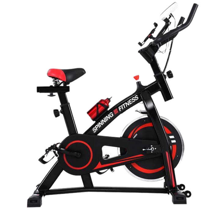 Spin Exercise Home Workout Flywheel Fitness Gym Bike with Bonus Phone Holder