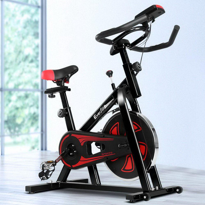 Bostin Life Spin Exercise Home Workout Fitness Gym Bike - Black Sports & Outdoors >