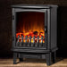 Devanti Electric Fireplace Wood Heater Portable Fire Log Flame Effect Winter Warm 1800W Appliances >