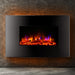 Bostin Life Wall Mounted 2000W Electric Fireplace Log Wood Fire Look With Remote Appliances >