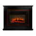Bostin Life Electric 2000W Log Wood Fire Fireplace Mantle With 3D Flame Effect - Black Appliances >