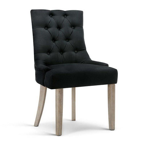Bostin Life French Provincial Style Dining Chair - Black Furniture >