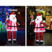 Bostin Life Jingle Jollys Christmas Motif Lights Santa Foldable 120 Led Outdoor Decoration Occasions