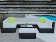 Gardeon 10Pc Outdoor Furniture Sofa Set Wicker Garden Patio Lounge >