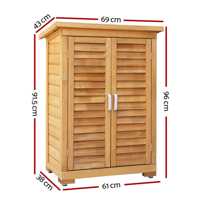 Bostin Life Portable Wooden Garden Storage Cabinet Furniture > Outdoor
