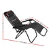 Bostin Life 2 X Zero Gravity Recliner Sun Lounge Chair - Black Furniture > Outdoor