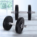 Bostin Life 15Kg Dumbbell Set Weight Dumbbells Plates Home Gym Fitness Exercise
