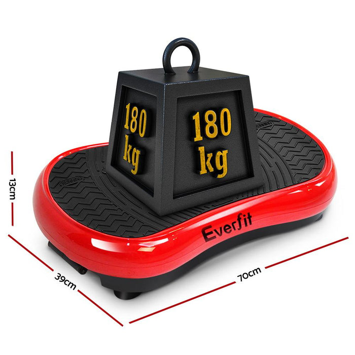 Bostin Life Vibration Plate Platform Body Shaper Home Gym Machine - Red Sports & Outdoors > Fitness
