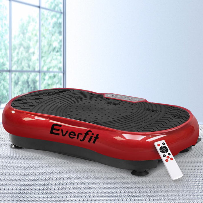 Bostin Life Everfit Vibration Machine Plate Platform Body Shaper Home Gym Fitness Maroon Sports & >