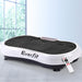 Bostin Life Vibration Machine Plate Platform Body Shaper Home Gym Fitness White Sports & >