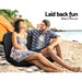 Bostin Life Artiss Foldable Beach Sun Picnic Seat - Black Dropshipzone