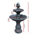 Bostin Life 3 Tier Solar Powered Water Fountain - Black Dropshipzone