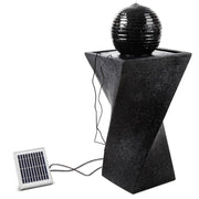 Bostin Life Gardeon Solar Powered Water Fountain Twist Design With Lights Dropshipzone