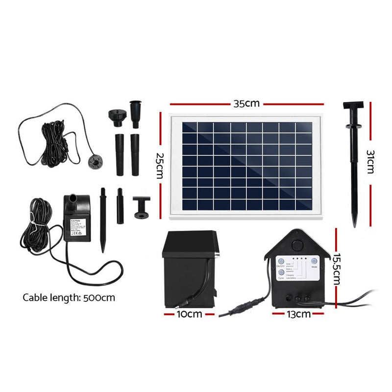 Bostin Life Solar Powered Water Pond Pump 60W Dropshipzone