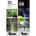 Bostin Life 110W Led Lights Solar Fountain With Battery Outdoor Fountains Submersible Water Pump