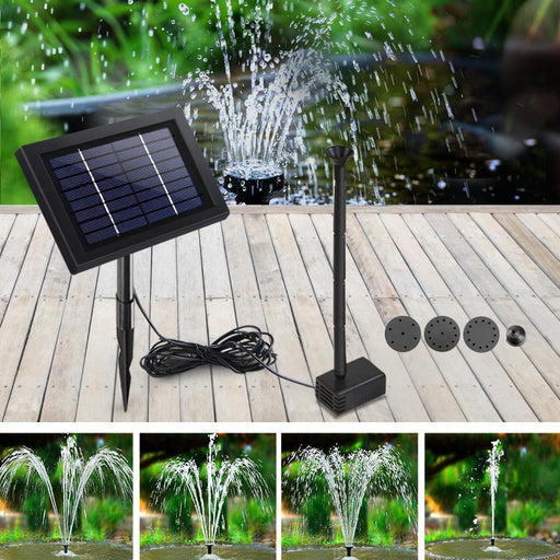 Bostin Life 8W Solar Powered Water Pond Pump Outdoor Submersible Fountains Dropshipzone