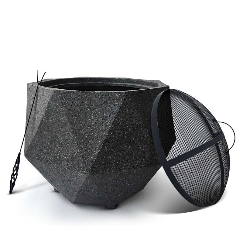 Outdoor Octagon Shape Wood Burning Portable Fire Pit Bowl