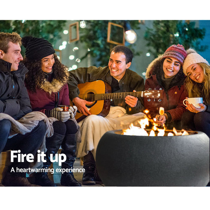 Outdoor Wood Burning Portable Fire Pit Bowl
