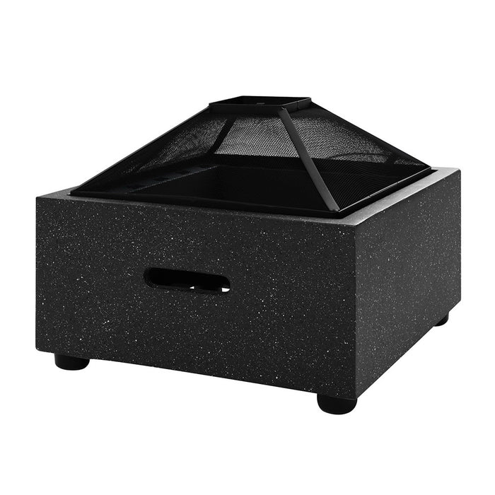Square Shape Outdoor Fire Pit Heater