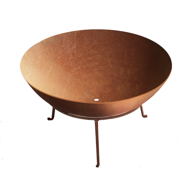 70cm Outdoor Garden Rustic Charcoal Iron Bowl Fire Pit