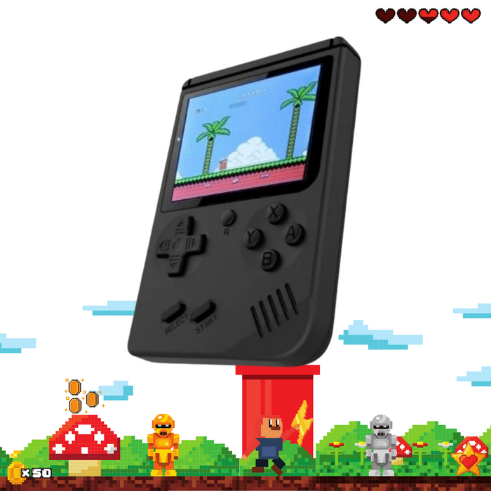 Portable Retro Handheld Video Game Console with Built-in 500 Games