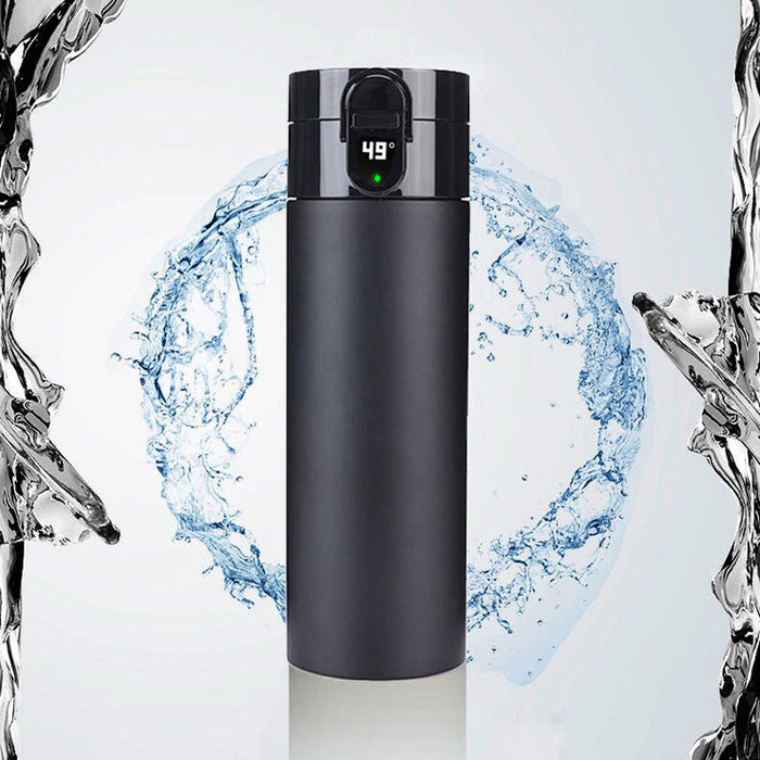 Rechargeable Insulated Smart Water Bottle with OLED Display