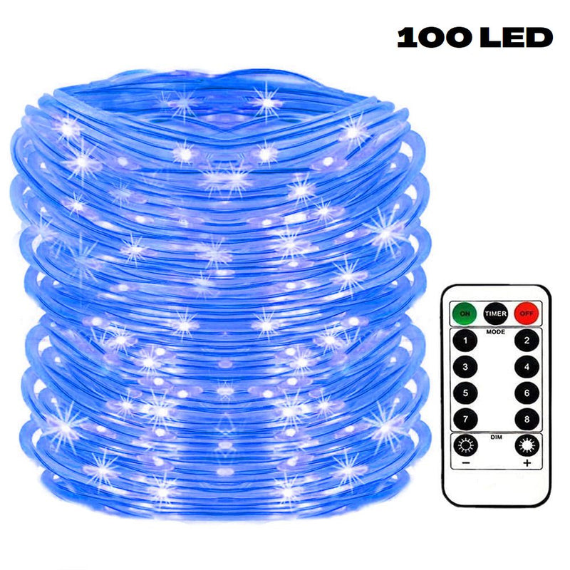 Outdoor Garden LED Tube String Fairy Light - USB Rechargeable