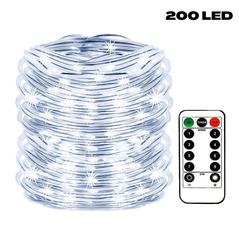 Outdoor Garden LED Tube String Fairy Light - USB Rechargeable