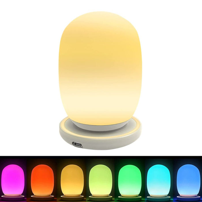 RGB Color Changing Night Light Lamp - USB Rechargeable