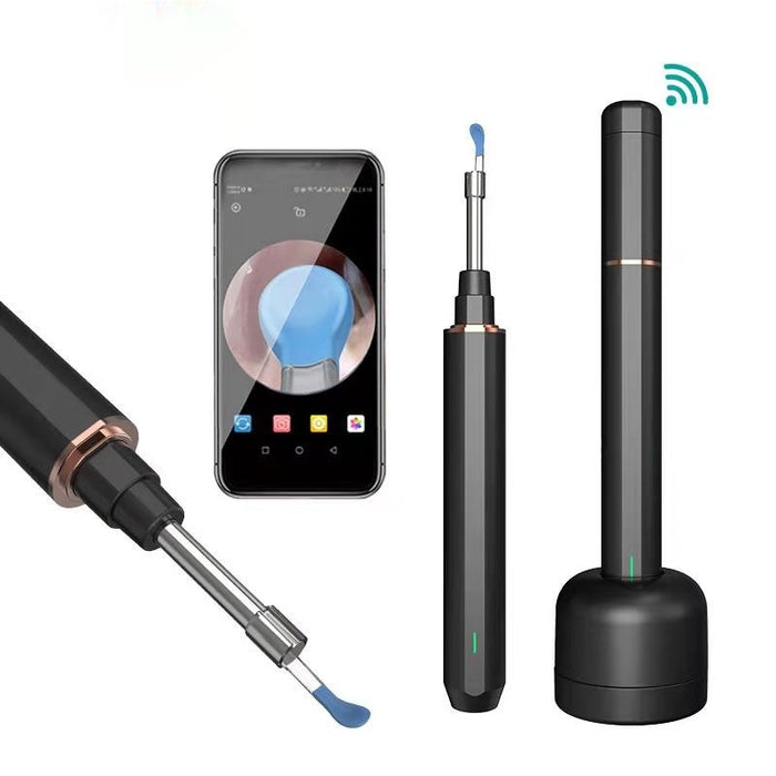 USB Powered Wi-Fi Ready Smart HD Visual Ear Cleaner - USB Rechargeable