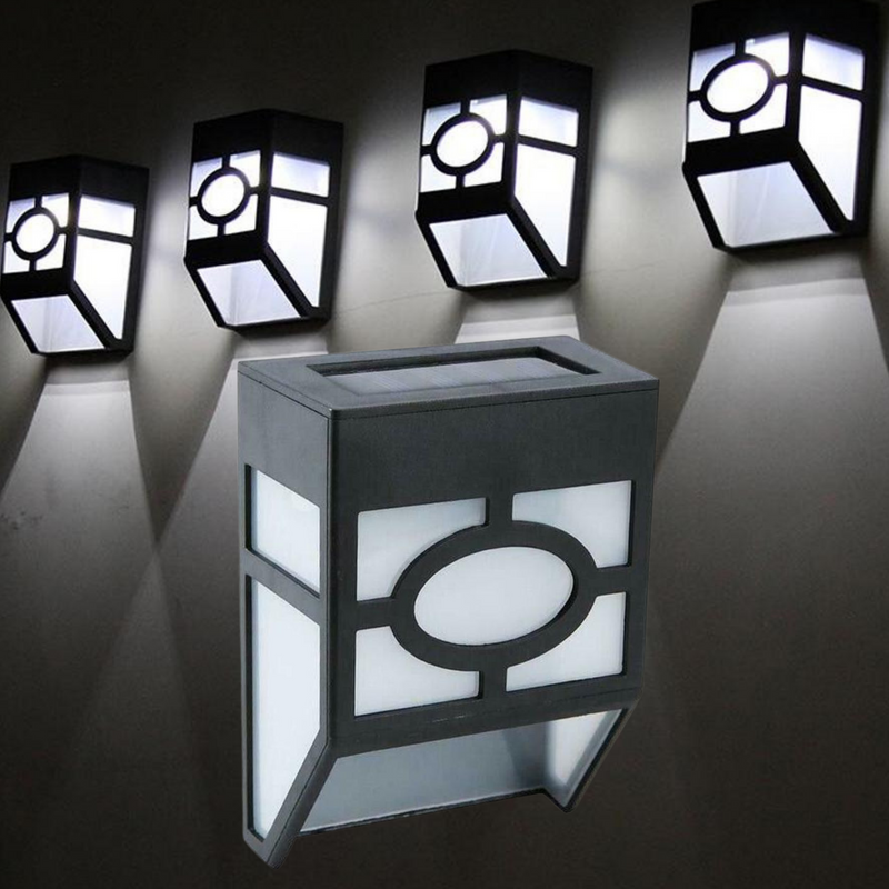 Solar Powered Outdoor LED Wall Mounted Porch Sensor Light