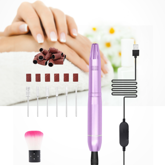 Electric Nail File Manicure and Pedicure Acrylic Nail Drill Set