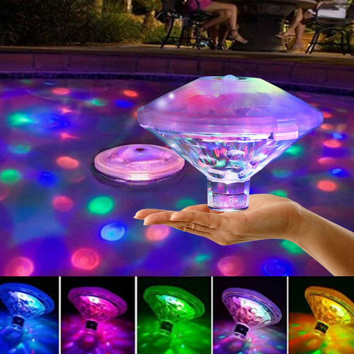 Floating Underwater RGB LED Light for Swimming Pool Bath Tubs