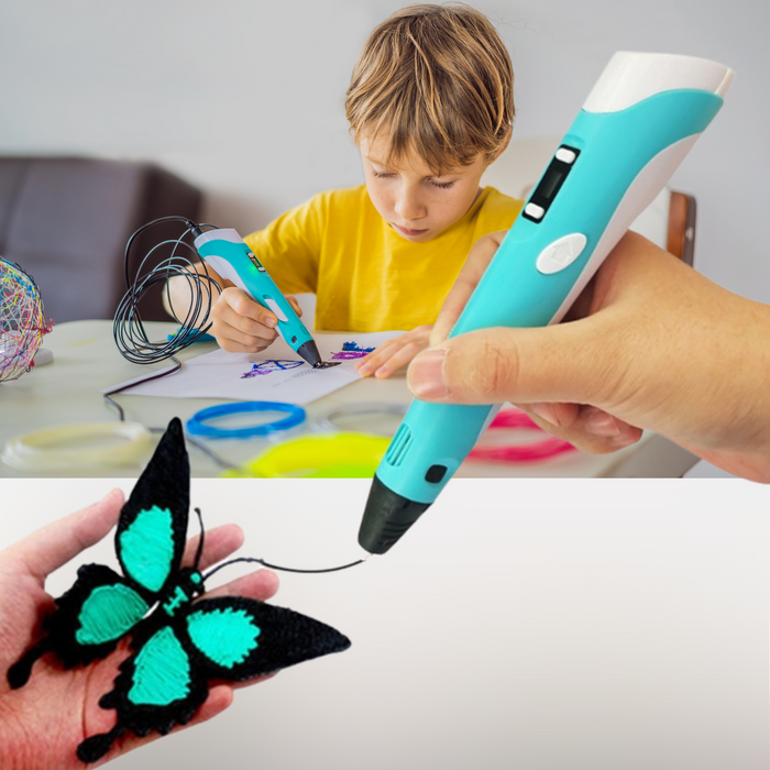 High Temperature 3D Filament Printing Pen DIY Arts and Crafts for Kids