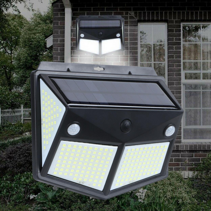 Outdoor Waterproof 260 LED Double Motion Sensor Solar Garden Lamp