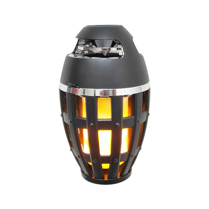 Outdoor Bluetooth Speaker with LED Flame Light - USB Charging