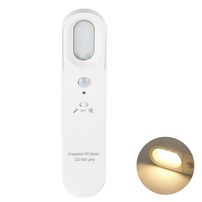 PIR Motion Sensor Induction Bedside Wall Lamp - USB Charging