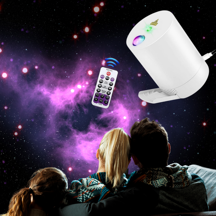 Starry Sky Musical Night Light Projector Lamp with Remote Control