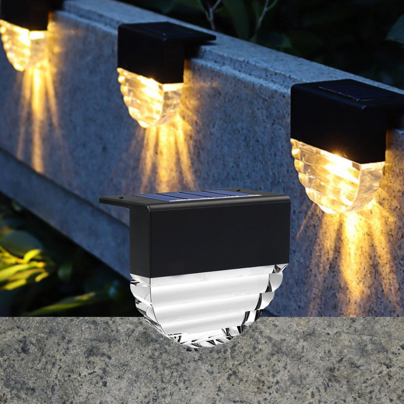 Outdoor Garden Solar LED Colour Changing Deck Step Light