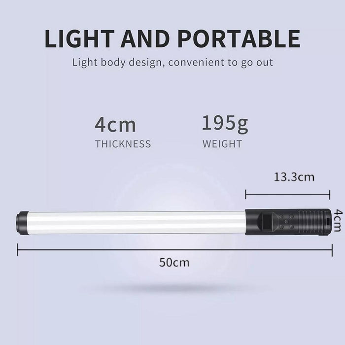 RGB Handheld LED Video Photography Light with Remote