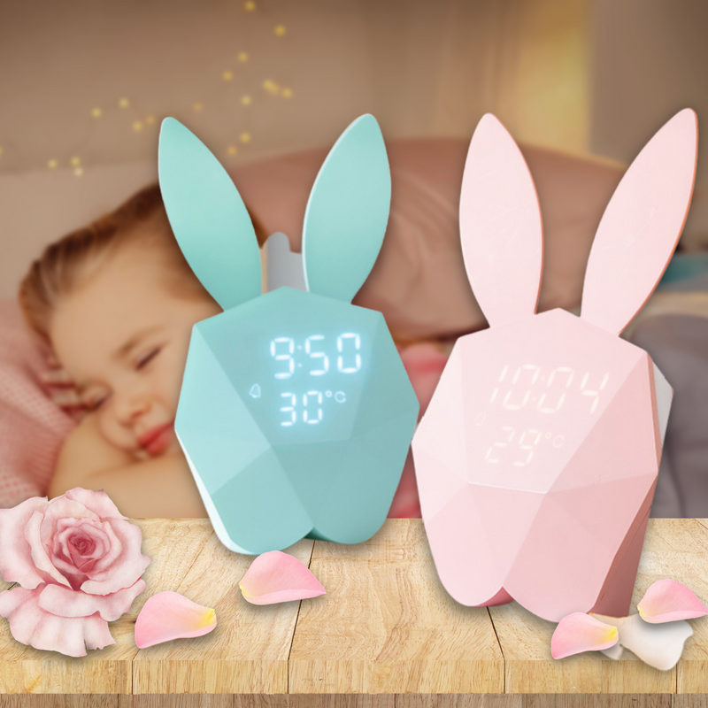 Smart Geometrical Rabbit Musical Motion Sensor Alarm Clock