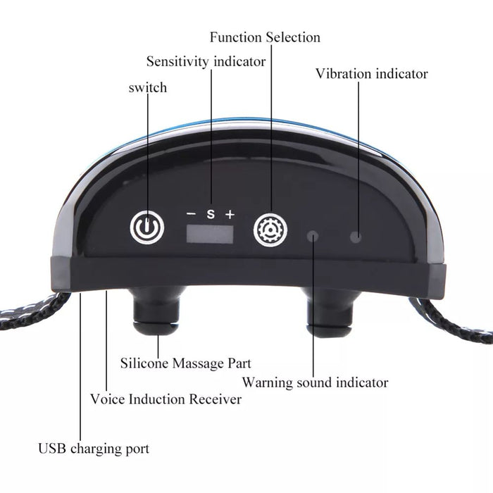 USB Charging 7 Modes Bark Stopper Non-Shock Vibration Dog Training Collar