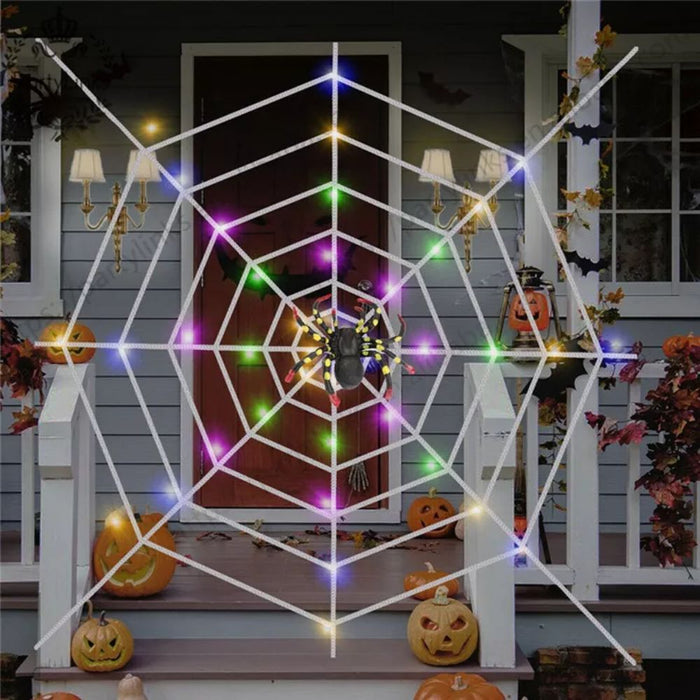 DIY Spider Cave Creative Halloween Party Decoration