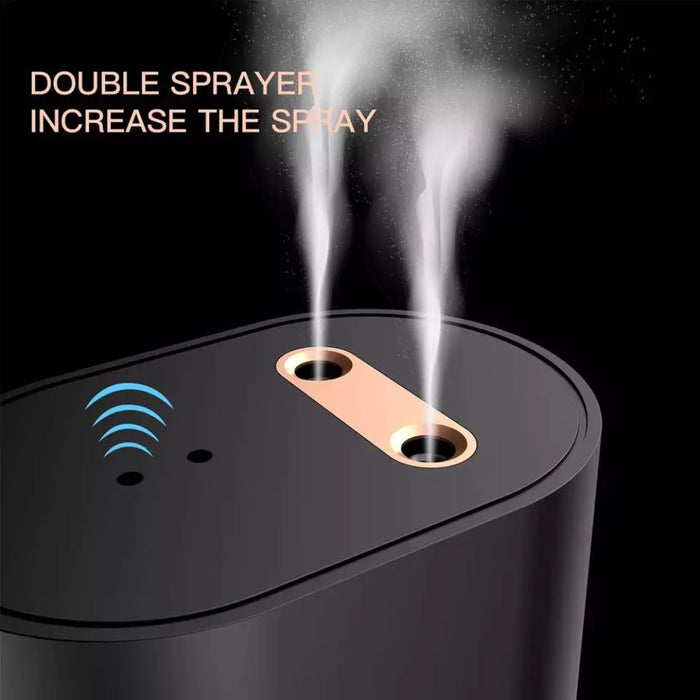 Dual Hole Nano Mist Alcohol Dispenser Sprayer - USB Rechargeable